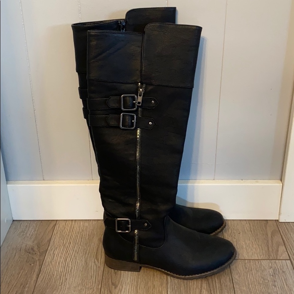 Like New Black Riding Boots